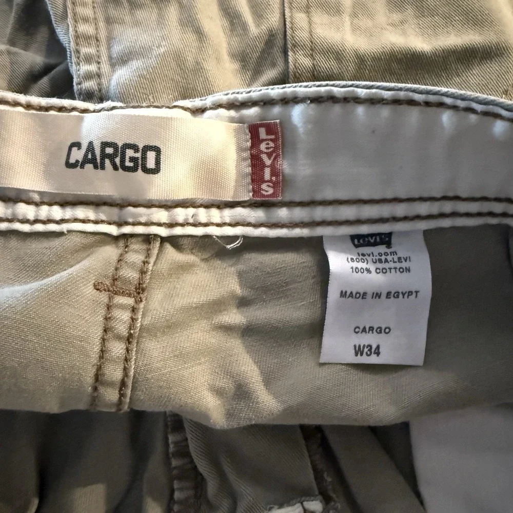 Levis Workwear‎ Cargo Shorts Vintage Cotton  Canvas Men's 34